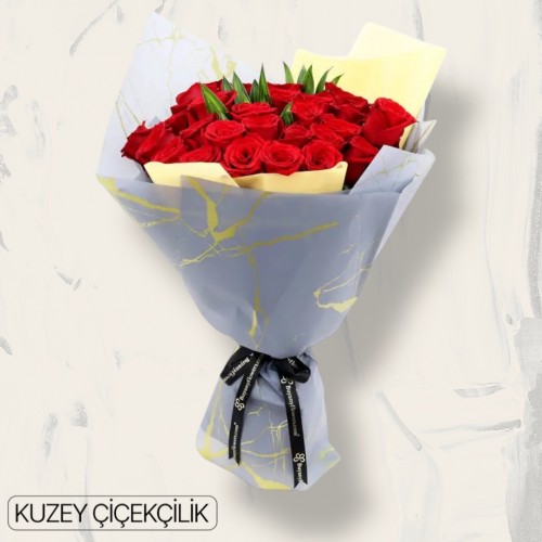36 Kırmızı Gül Buketi