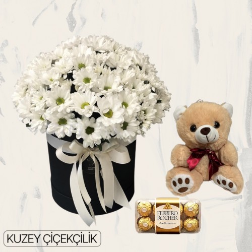 Kutuda Papatya Ayıcık 16'lı Ferrero Çikolata