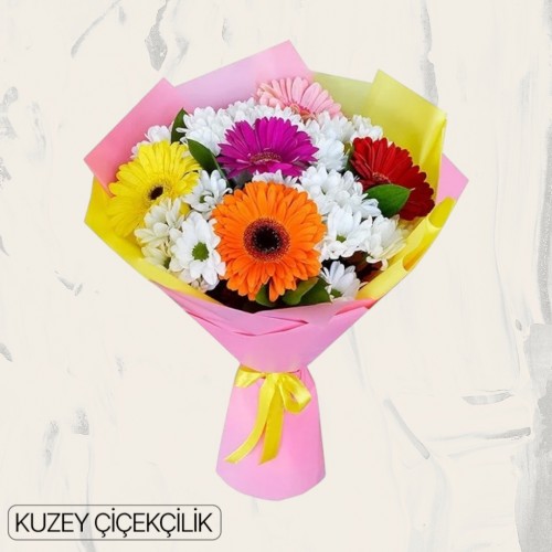 Papatya Gerbera Buketi