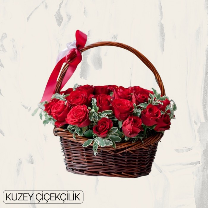 Sepette 33 Kırmızı Gül