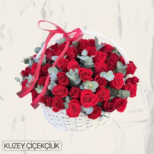 Sepette 51 Kırmızı Gül