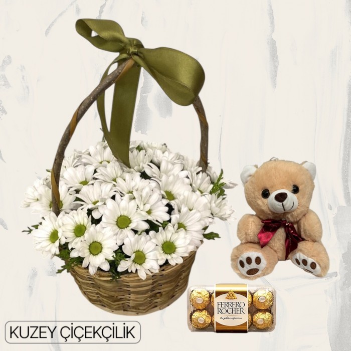 Sepette Papatya Ayıcık 16lı Ferrero Çikolata